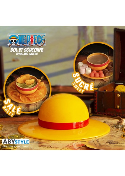 One Pıece Bowl And Saucer Strawhat - Kase Vetabak Seti - ABYBOL034 modelleri