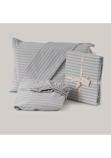 Gri Pamuk Saten Nevresim Tek Kişilik fiyatları