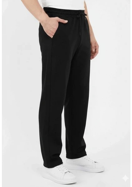 Smurf33 Rahat Kesim Siyah Erkek Eşofman Altı fiyatları