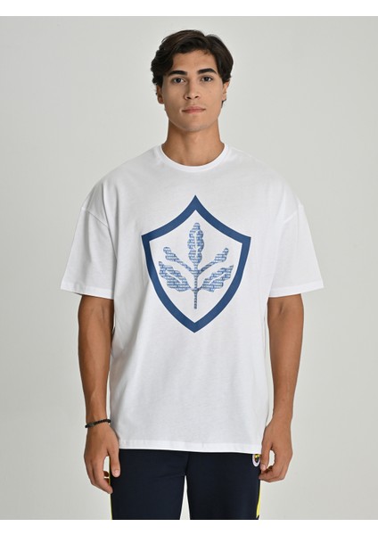 Erkek Trend Parlak Baskı Tshırt