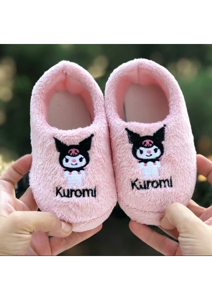 Kız Çocuk Kuromi Panduf Anaokulu Ev Kreş Ayakkabısı modelleri