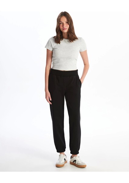 Xsıde Siyah Beli Lastikli Kadın Kalın Jogger Eşofman Altı fiyatları