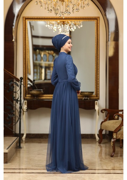 Büyük Beden Tül Efsane Abiye modelleri