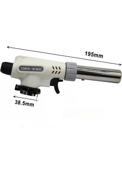 Bfs 1300°C Çok Amaçlı Gaz Torch Çakmak - Mutfak, Mangal, Lehimleme Pürmüz Alev Tabancası indirimleri