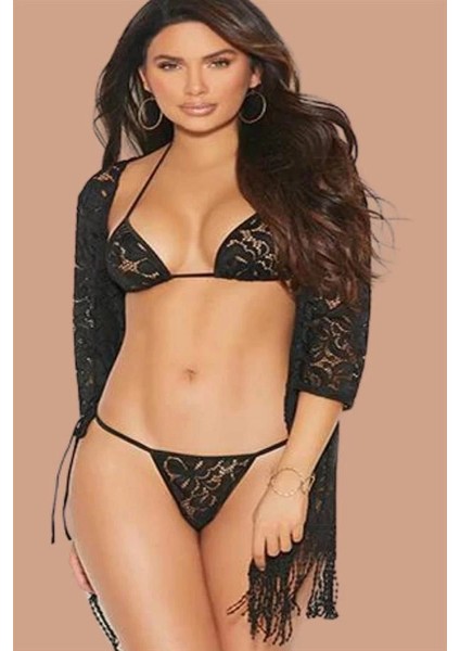 Tül Işlemeli Sütyen Külot Takımı fiyatları