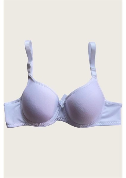 Mikro Kumaş Push Up Dolgulu Balenli Günlük Tek Destekli Sütyen