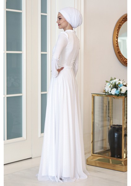 Parıltılı Işıl Tesettür Büyük Beden Abiye fırsatları