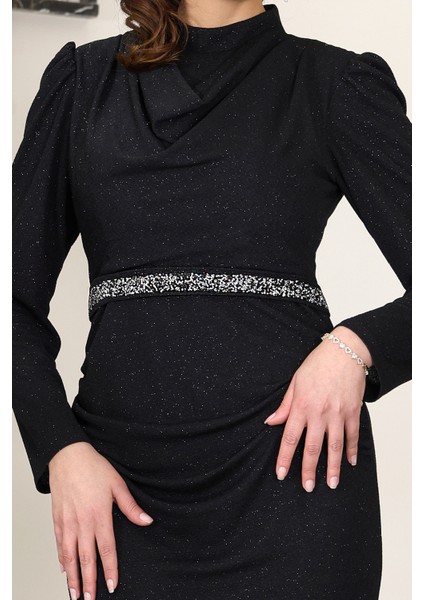 Şık Taş Detaylı Dilara Tesettür Abiye indirimleri