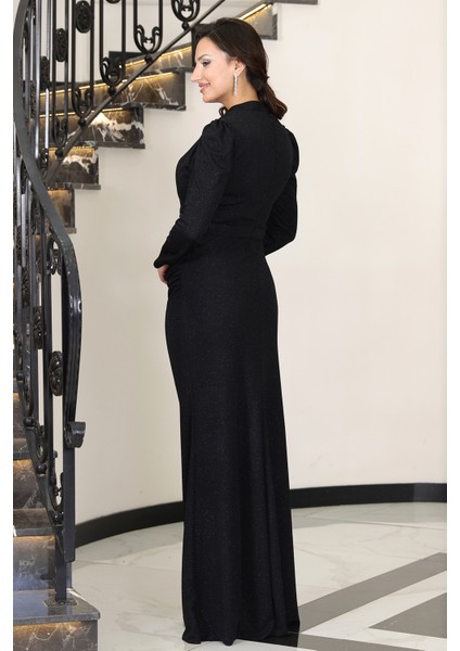 Şık Taş Detaylı Dilara Tesettür Abiye