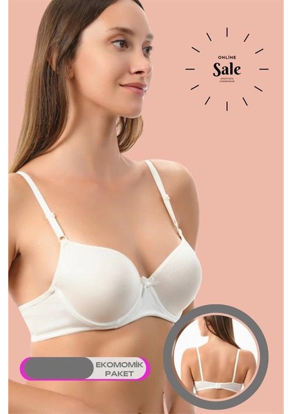 Beyaz Dolgulu Mikro Tek Sütyen fırsatları