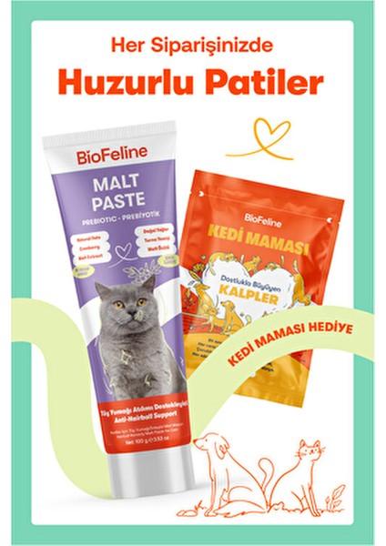 Multi Paste Kedi Ödülleri 200 gr Yetişkin Kediler için Bağışıklık Güçlendirici ve Tüy Yumağı Önleyici