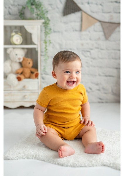 Gots Sertifikalı Organik T-Shirt ve Şort Takım (6AY-4YAŞ) fırsatları