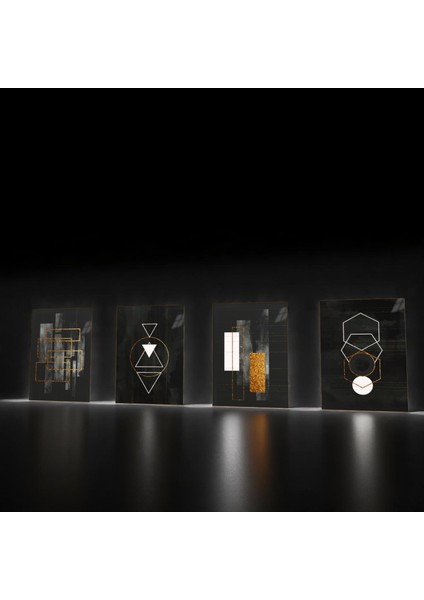 :temperli Cam Dörtlü Set Tablo, Tablo, Dörtlü Tablo, Uv Baskı, Cam Tablo, 4’lü Set, CDT001 fiyatları