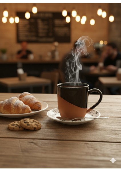 El Yapımı Seramik Siyah Çömlek Kupa Kahve ve Çay Bardağı modelleri