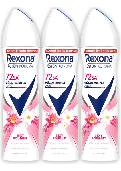 Üstün Koruma Kadın Sprey Deodorant Sexy Bouquet 150 ml x3 fiyatları