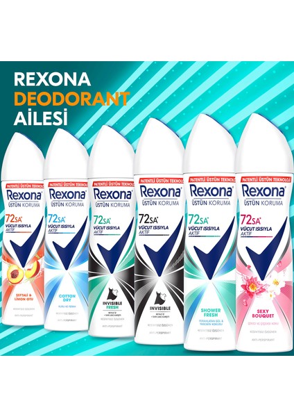 Üstün Koruma Kadın Sprey Deodorant Shower Fresh 150 ml x3