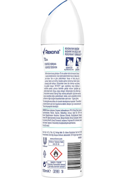 Üstün Koruma Kadın Sprey Deodorant Shower Fresh 150 ml x3