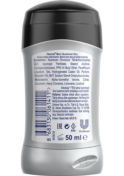 Men MotionSense Erkek Stick Deodorant Quantum Dry 50 ml x2