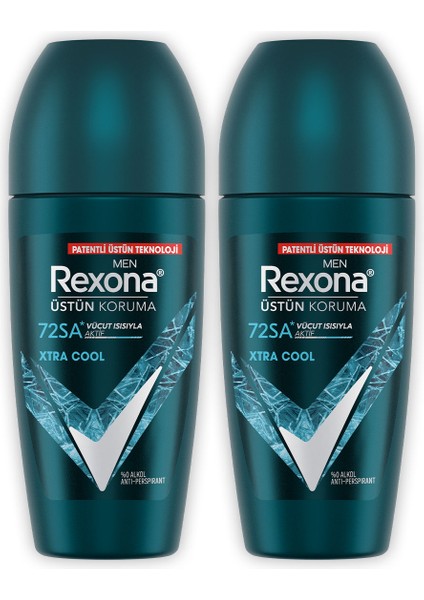 Men Üstün Koruma Erkek Roll On Deodorant Xtra Cool 50 ml x2 fiyatları