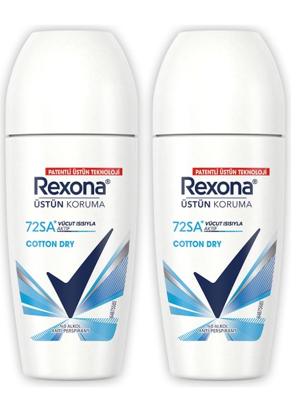 Üstün Koruma Kadın Roll On Deodorant Cotton Dry 50 ml x2 fiyatları