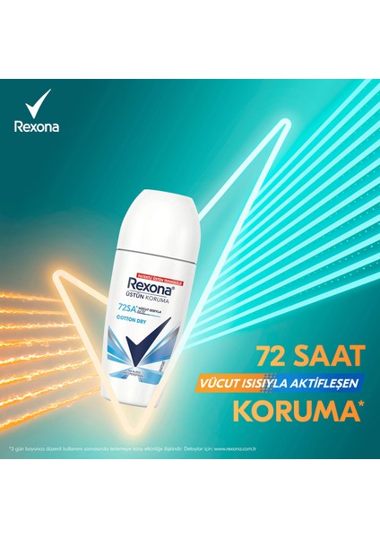Üstün Koruma Kadın Roll On Deodorant Cotton Dry 50 ml x2 modelleri