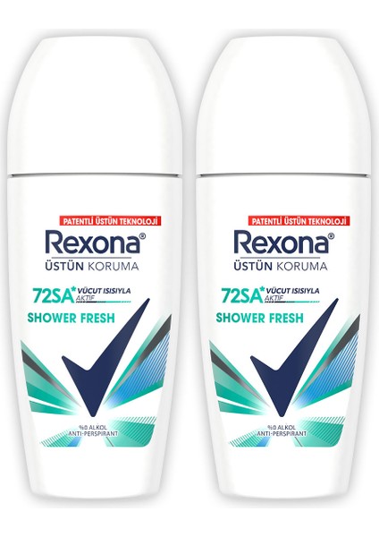 Üstün Koruma Kadın Roll On Deodorant Shower Fresh 50 ml x2 fiyatları