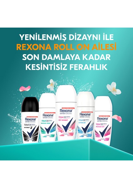 Üstün Koruma Kadın Roll On Deodorant Shower Fresh 50 ml x2