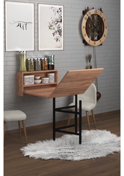 DF01106AC Duvara Monte Pratik Katlanır Kırma Masa Mutfak ve Yemek Masası fiyatları