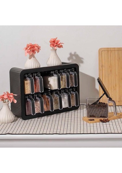 Baroness 12'li Standlı Kulplu Baharatlık BRNS-11553 fırsatları