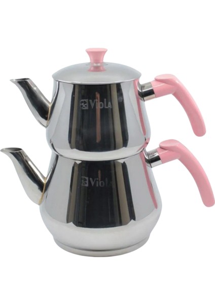 Viola Piramit Orta Boy Çaydanlık