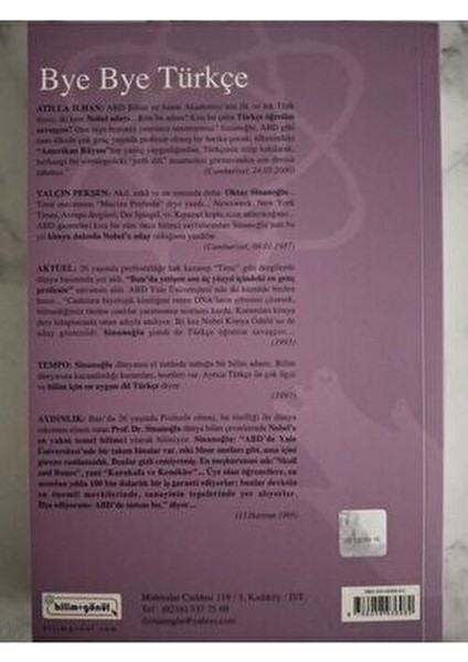 Bye Bye Türkçe - Oktay Sinanoğlu fiyatları