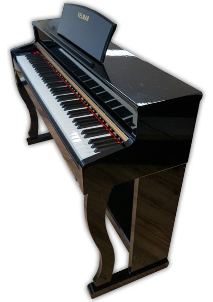 Velmar VDP-145 Bk 88 Tuşlu Dijital Piyano | Duvar Tipi (Gül Ağacı) indirimleri