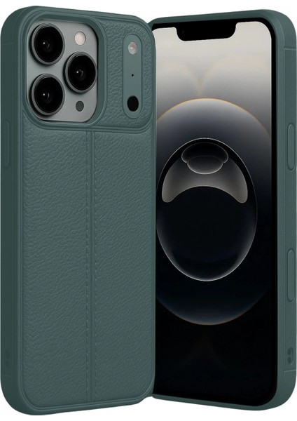 Apple iPhone 17 Pro Max Auto Focus Kapak - Koyu Yeşil