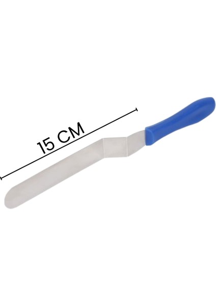 Mavi Saplı Eğik Sıvama Paleti 15 cm / Yüksek Kalite
