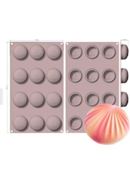 Silikon Mousse Pasta Kalıbı Elmas