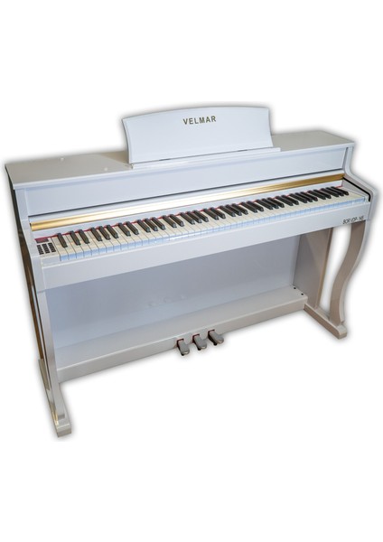 Velmar VDP-145 Wh 88 Tuşlu Dijital Piyano | Duvar Tipi (Beyaz)