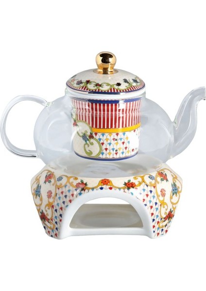 Fiora Bone Isiticili Cam Demlik