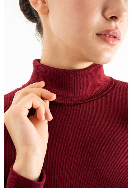 Kadın Esnek Boğazlı Kazak fiyatları