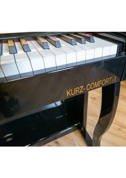 Kurz-Comfort1 Bk 88 Tuşlu Parlak Dijital Konsol Piyano | Duvar Tipi (Siyah)