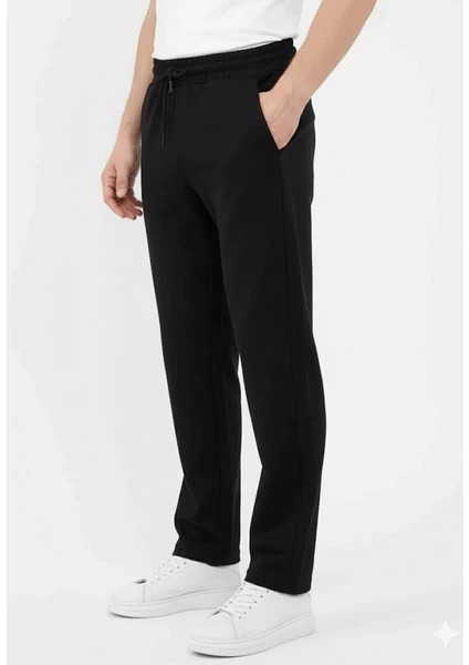 Rahat Kesim Siyah Erkek Eşofman Altı fırsatları