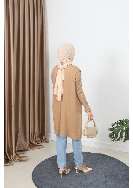 Kolları Fitilli Merserize Tunik indirimleri