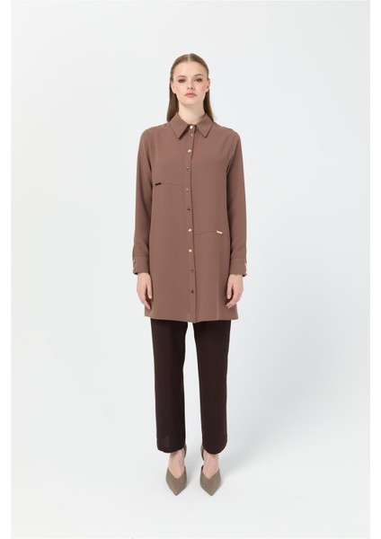 Aksesuar Detaylı Tunik Taba