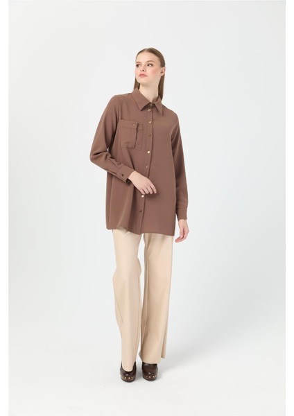 Cep Detaylı Tunik Taba modelleri