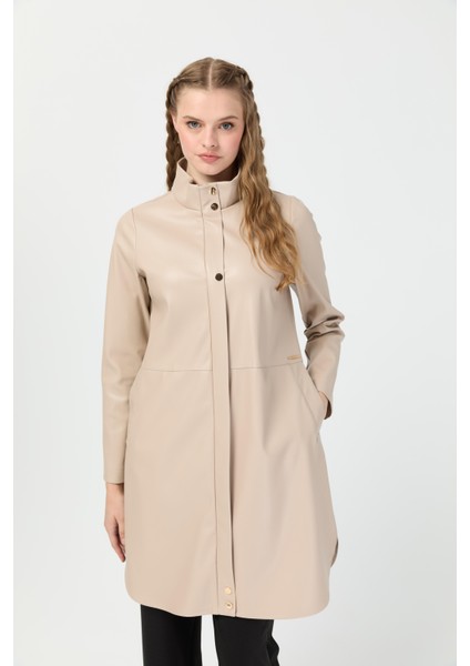 Içi Nubuk Kaplı Deri Ceket Mont Bej fiyatları