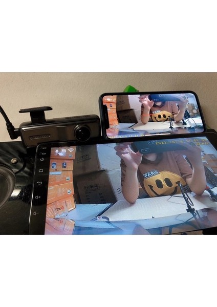 Fullhd 1440P 2k Geniş Açı Gece Görüşlü Akıllı Araç Içi Kamera. Wifi Araç Kamerası.