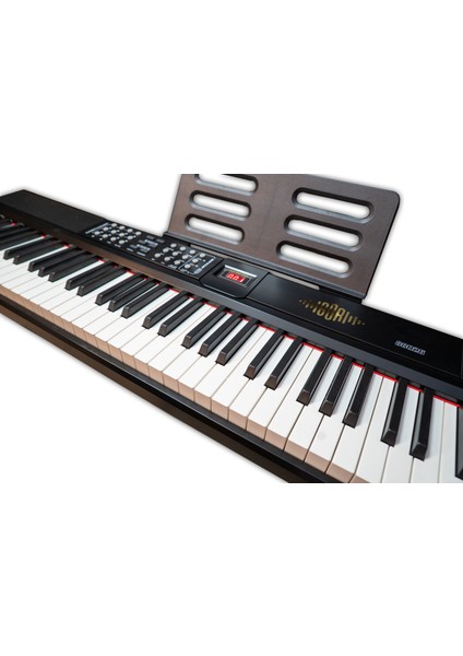 Bx-35 Bk 88 Tuş Hassasiyetli Org | Mp3 Okuyucu | Mıdı | Double Bluetooth | 900 Ses | 700 Ritim (Siyah) indirimleri