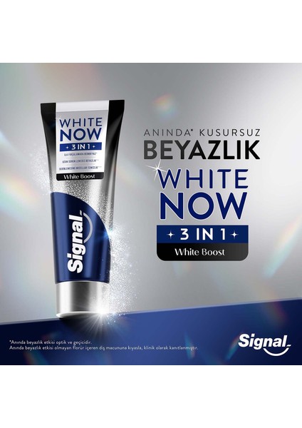 White Now Diş Macunu 3 In 1 White Boost 75 ml modelleri