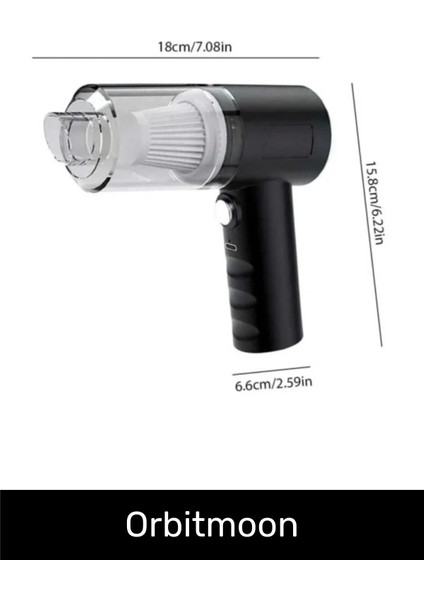 Özel Seri 9000PA Çekiş 4000MAH Pil Otomatik Aydınlatmalı Taşınabilir Katlanabilir Araç Süpürgesi fiyatları