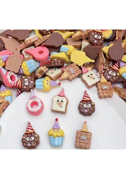 10 Adet Karışık Hayvan Donut Magnet Set - Küpe Saç Aksesuarları -Takı Aksesuarları modelleri