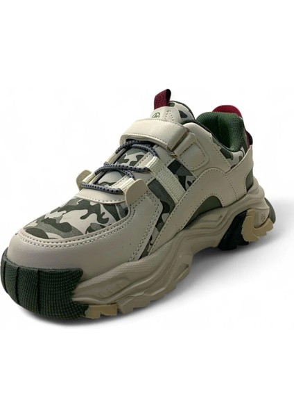 FK25-2021 Filet Ortopedi Spor Ayakkabı Krem Haki Bordo modelleri
